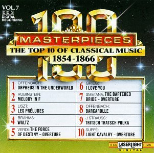 Image for 100 Masterpieces: The Top 10 of Classical Music - Vol. 7 - 1854-1866