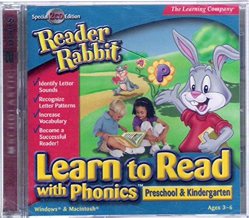 Image for Reader Rabbit Learn to Read with Phonics Preschool & Kindergarten