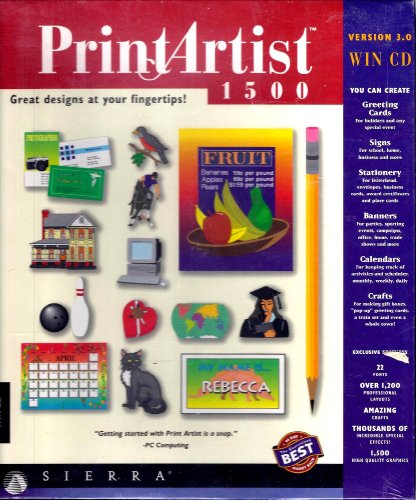 Image for Print Artist 1500 [Windows 95/3.1]