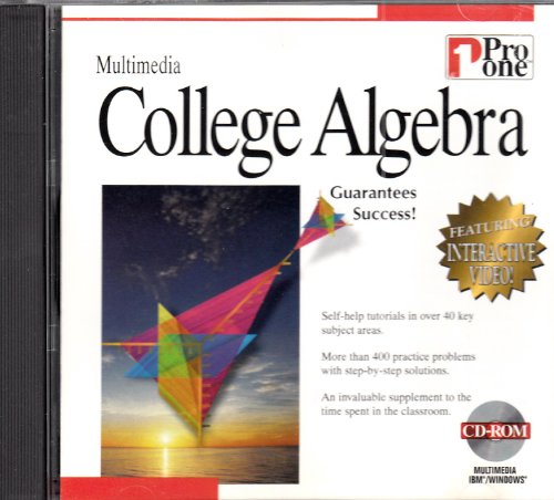 Image for Pro One Multimedia College Algebra