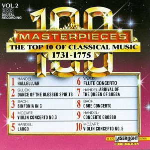 Image for 100 Masterpieces: The Top 10 of Classical Music, 1731-1775, Vol. 2